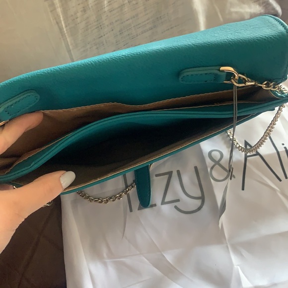 Izzy & Ali clutch turquoise - Picture 3 of 4